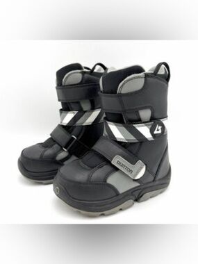 BURTON Grom Snowboard Boots Youth Kids Black - US 12